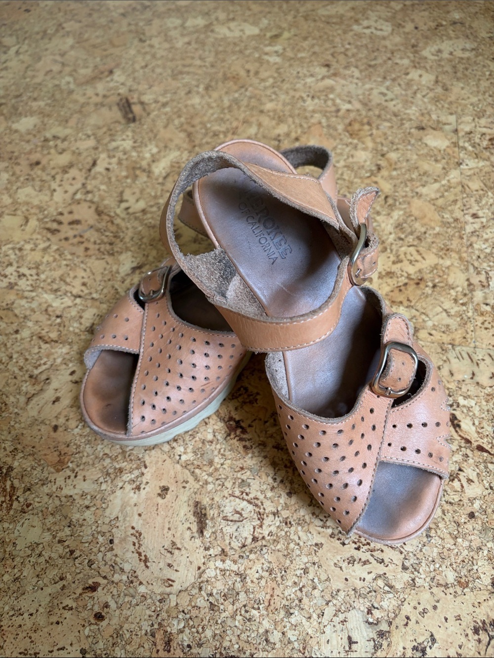 Cherokee of California leather sandals